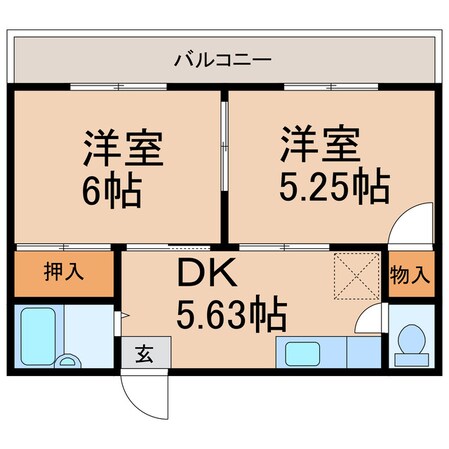 アーバンライフ本町の物件間取画像